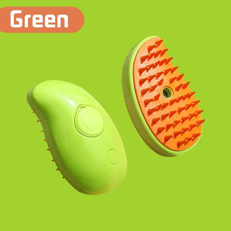 🐾 3-in-1 Steamy Brush for Dogs & Cats